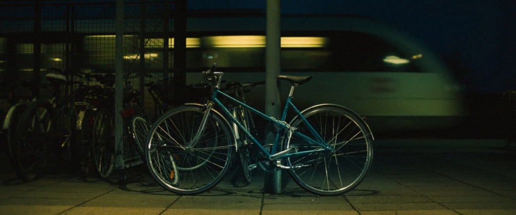 A bicicleta azul de Mathilde.