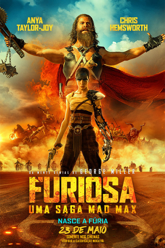 Pôster do filme "Furiosa: Uma Saga Mad Max" (2024).