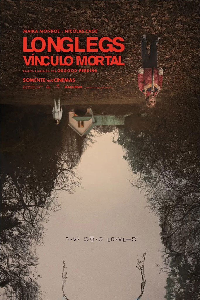 Pôster do filme "Longlegs: Vínculo Mortal" (2024).