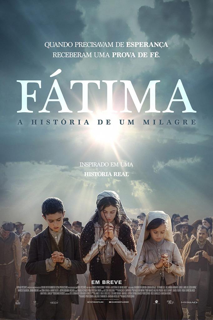 Pôster do filme "Fátima: A História de um Milagre" (2020).